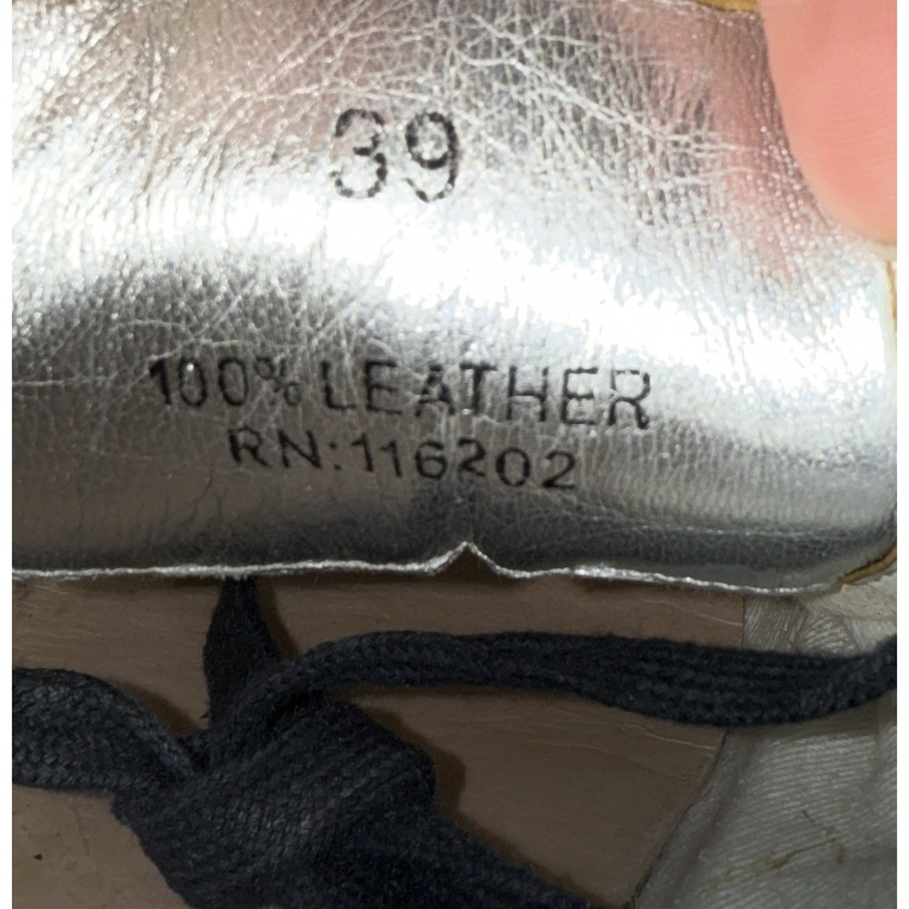 ZADIG & VOLTAIRE ZV1747 Low-Top Glittery Sparkle Sneakers Womens Size 8 US 39 EU - Picture 8 of 10